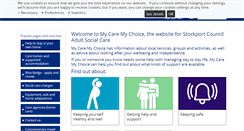 Desktop Screenshot of mycaremychoice.org.uk